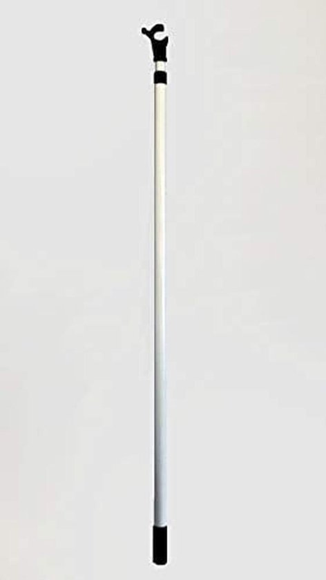Telescopische aluminium mast voor dakramen en jaloezieën, verstelbaar tot 2 meter, wit