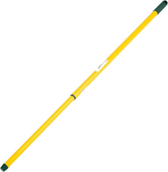 Telescopische bezemsteel met draad 80-130 cm geelgroene metalen steel voor bezem Duitse draad universele steelstang vervangingssteel telescopische steel reserveonderdeel steel vervanging telescopische steel van Merkloos	
