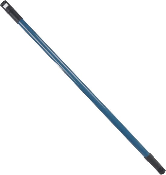 Telescopische Bezemsteel - Verstelbare Handgreep - Efficiënt Schoonmaken - Draaibare Bezemkop - 74 tot 130 cm - Pauw Blauw