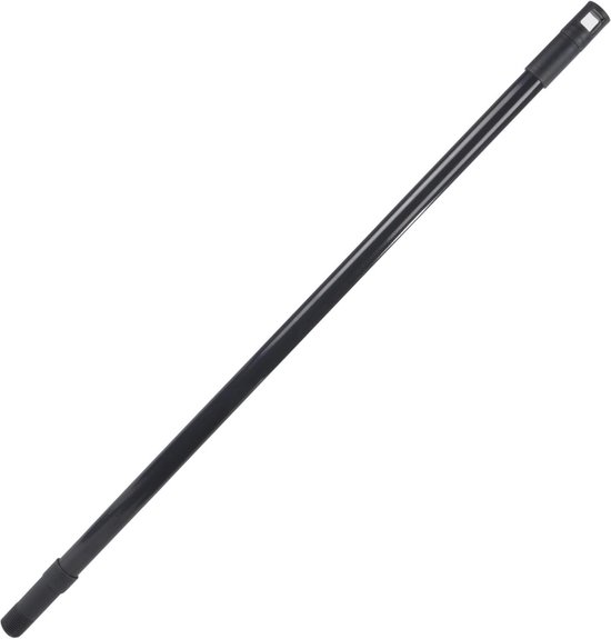 Telescopische Bezemsteel - Verstelbare Steel - Schoonmaken Huis - Draaibare Bevestiging - 74-130 cm - Antraciet
