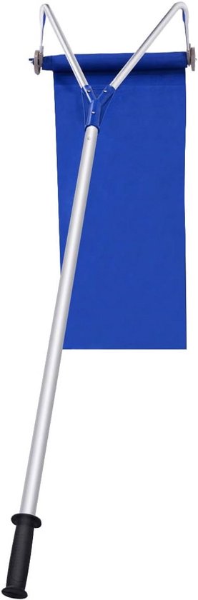 Telescopische Dak Sneeuwruimer Aluminium 6.6 Meter met Glijvlak en Wielen van Merkloos	