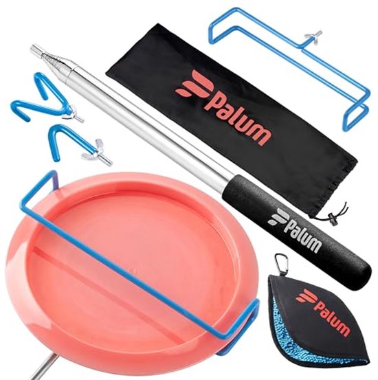 Telescopische Disc Golf Retriever Pole 4,9 m - Duurzaam Roestvrij Staal Met Draagtas van Obliviscid.