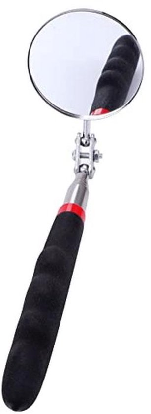 Telescopische Inspectiespiegel met Ronde Spiegel en Verlengbare Steel - Perfect voor Mechanische Klussen van Merkloos	