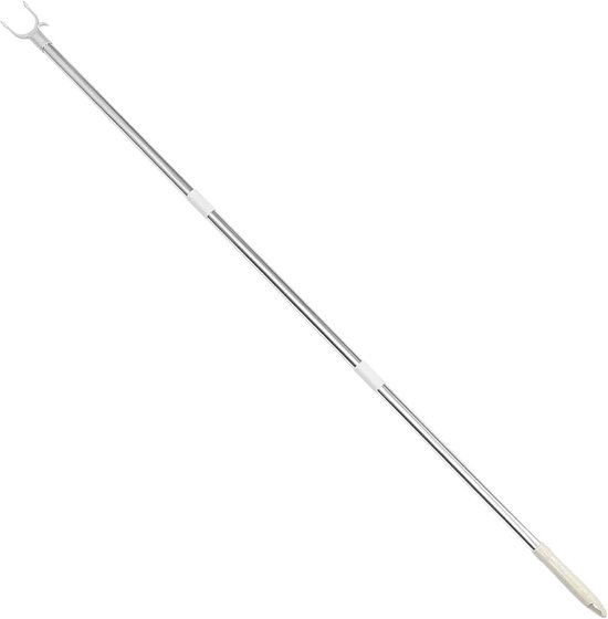 Telescopische Kledinghanger voor Hoogtebereik - Waslijn Staaf met Antislip Handvat van Merkloos	