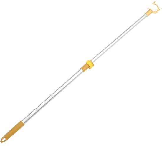 Telescopische kledingstok - Hanger voor waslijnstok - Kleding ophangen - Verstelbare lengte - 102 cm - Blauw