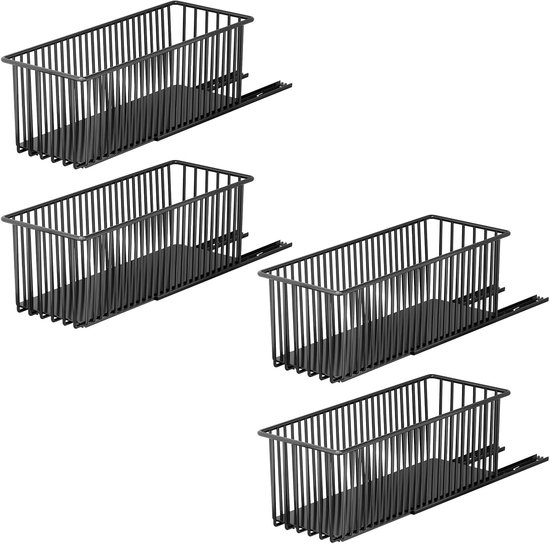 Telescopische lade keuken uittrekbare lade organizer 4 stuks