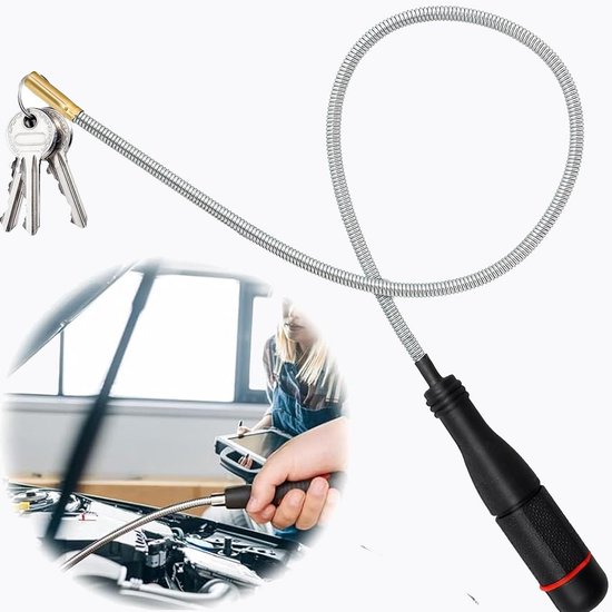 Telescopische Magneetpen voor Sleutels en Schroeven - Flexibele Opnamehulp
