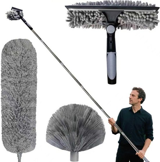 Telescopische Plumeau - Ragebol – Uitschuifbaar - Plafond van Merkloos	