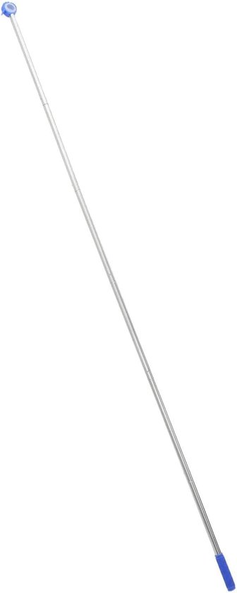 Telescopische Raamopener - Trekstok Gordijn - Hoge Ramen Openen - Verstelbare Lengte - 224 cm - Blauw
