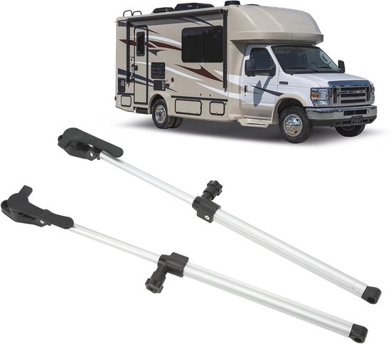 Telescopische Raamuitzetter voor Caravan - Verstelbare Steunstang 31 cm - 43,5 cm