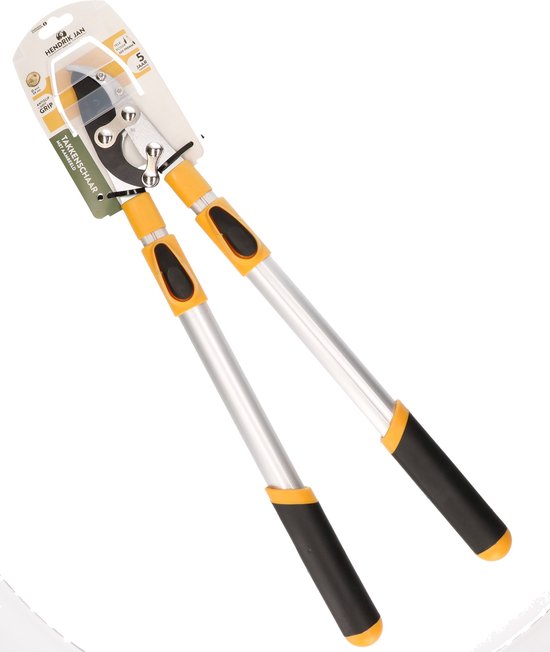 Telescopische snoeischaar / heggenschaar met aambeeld 67-100 cm - Tuinieren - Bomen/planten snoeien van Kinzo Garden