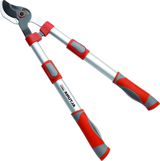 Telescopische snoeischaar met ontmultiplicatiesysteem en bypass-snit - versterkt aluminium - tuinieren - J446 model van Bahco