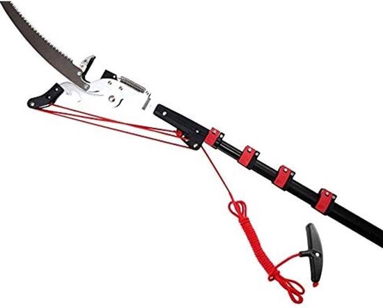 Telescopische Snoeischaar - Takken Snoeier Stok - Hoge Takken Snoeien - Lichtgewicht Aluminium - Tot 7.2 Meter - Zilver