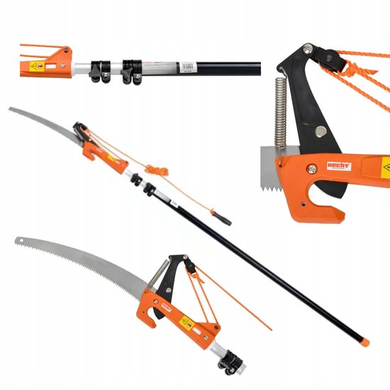 Telescopische Snoeizaag Hecht 375cm - Lichtgewicht Aluminium van Merkloos	