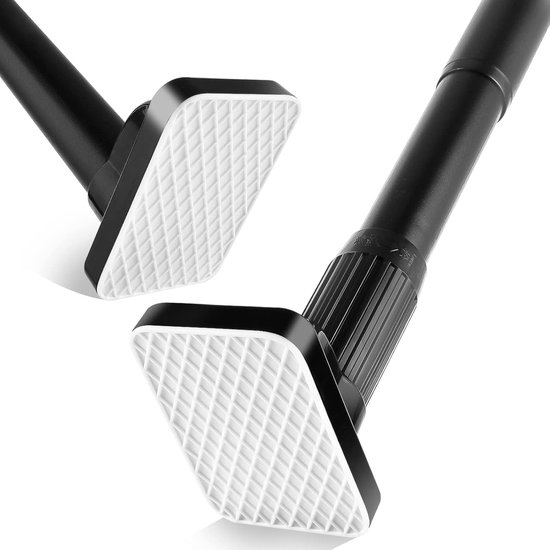 Telescopische Spanstang 33 mm - Verstelbaar 110-300 cm - Zonder Boren - 35 kg Draagvermogen van Merkloos	