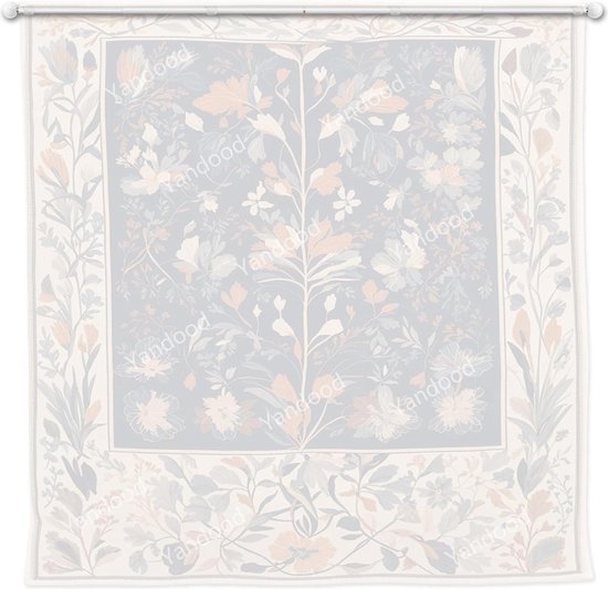 Telescopische staaf voor het ophangen van esthetische wandtapijten, kamerdecoratie, schaalbare muurophanging, bannerhanger, staaf, posterrail, posterframe, textielkunstwerk, posterhanger (43-162 cm/wit) van T