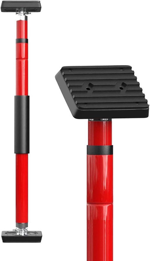 Telescopische Steun - Hulpstang Klem - Montage Hulp - Traploos Verstelbaar - 70 cm - Rood