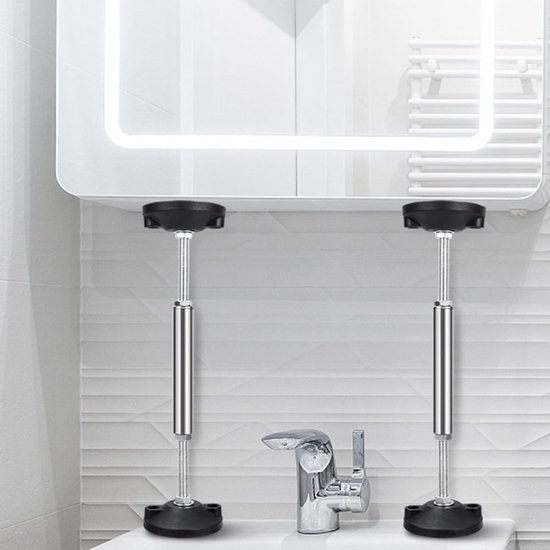 Telescopische steunstang - Installatiehulpgereedschap - Kasten plaatsen - Hoge gewichtscapaciteit - 30-45 cm van Merkloos	