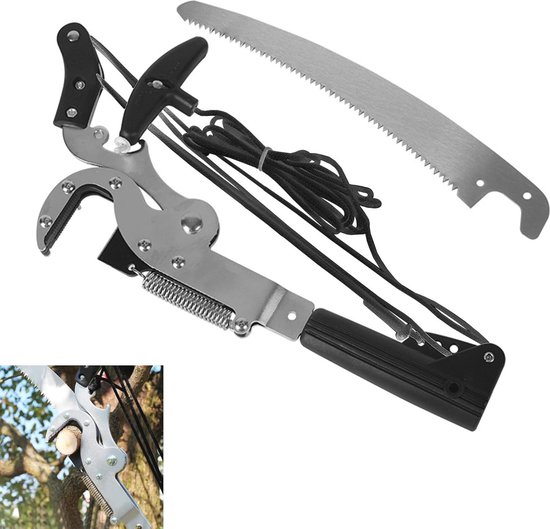 Telescopische Takkenschaar 2-in-1 met Zaag - Ideale Tuin Gereedschap voor Snoeien en Onderhoud van Merkloos	