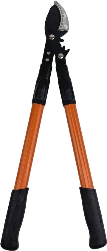 Telescopische takkenschaar met gehard stalen messen en antislip handgreep - 65 cm van Merkloos	
