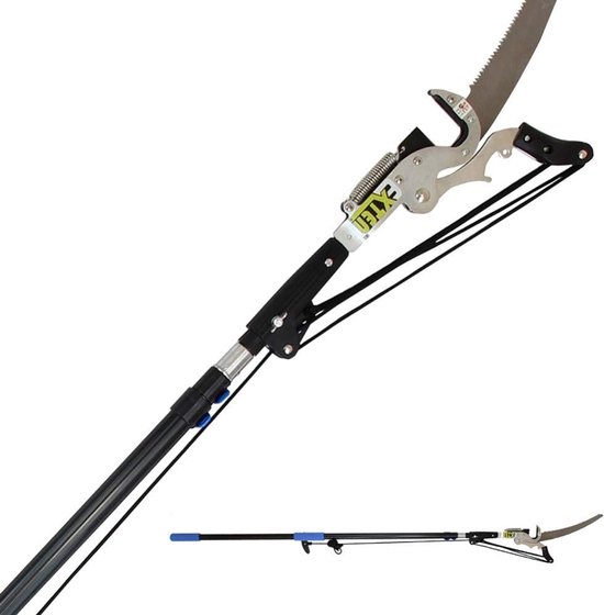 Telescopische takkenschaar - Uitschuifbare snoeischaar - Hoog snoeien - 2-in-1 functie - 54 meter