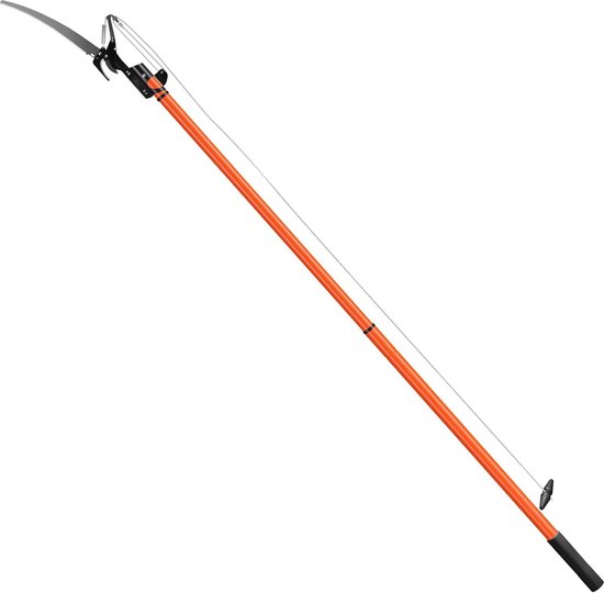 Telescopische Takkenzaag 2in1 met Snoeischaar - Max. Werkhoogte 4 Meter van Kinzo Garden