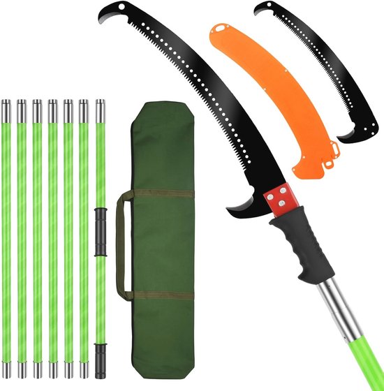 Telescopische Takkenzaag 7-26 Feet - Handgereedschap voor Snoeien en Scheren van Bomen van Merkloos	
