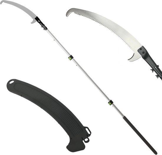 Telescopische Takkenzaag en Snoeischaar met Lange Handgreep voor Hoge Takken van Merkloos	