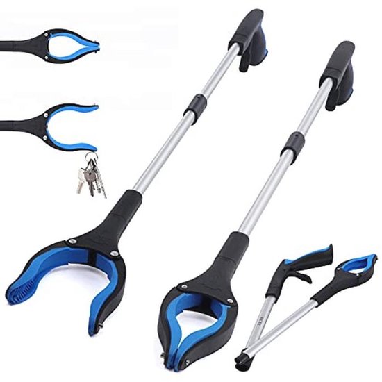 Telescopische Tang, Vouwbare Grijptang, 81 cm, Afvalverzamelaar, Ergonomisch Gereedschap van Merkloos	