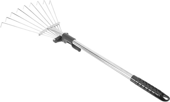 Telescopische Tuinriek - Bladeren hark - Efficiënt Tuinieren - Verstelbare Werkbreedte - 350 Gram - Diverse kleuren