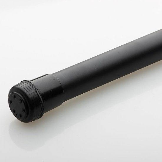 Telescopische Vaste Hengel - Vishengel Outdoor - Vissen Op Zee - Lichtgewicht Glasvezel - 7 Meter Lengte - Zwart