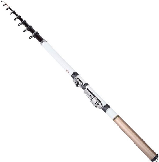 Telescopische Vishengel - Draagbaar en Onbreekbaar voor Vissen op Reis en Camping van Merkloos	