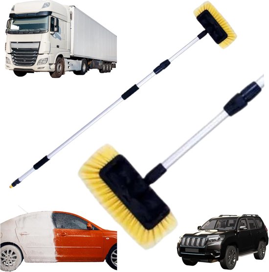 Telescopische Wasborstel met Wateraansluiting voor Auto, Vrachtwagen en SUV