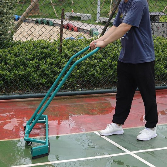 Tennisbaan Waterduwer - Vloerwisser Vegen - Water Verwijderen - Met 360 graden wielen - Niet gespecificeerd - Groen