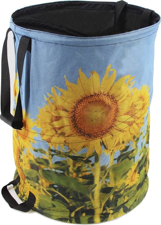 TerCasa pop-up zak - zonnebloem - PP - 100 liter - 46x60cm - JU-998007 van TerCasa