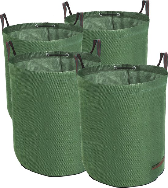 TerCasa tuinafvalzak - groen - PP - 272 liter - 67x76 cm - 4 stuks - JU-998004 van TerCasa
