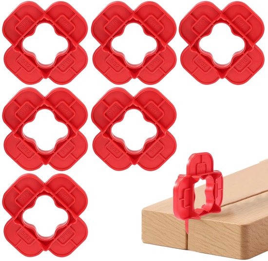 Terrastegels Afstandhouders Set - 6-Delig Voeggereedschap met 4 Verschillende Dikte Maten van Merkloos	