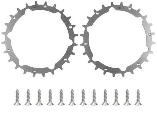 Terreinwielen voor Gardena 250 Smart/300/400/Life 1000/500 Smart Plus/600 van Merkloos	