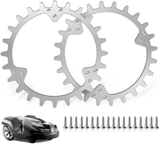Terreinwielen voor Huskvarna Automower 330/420/430X/435X/440/435X AWD/450X/550 van Merkloos	