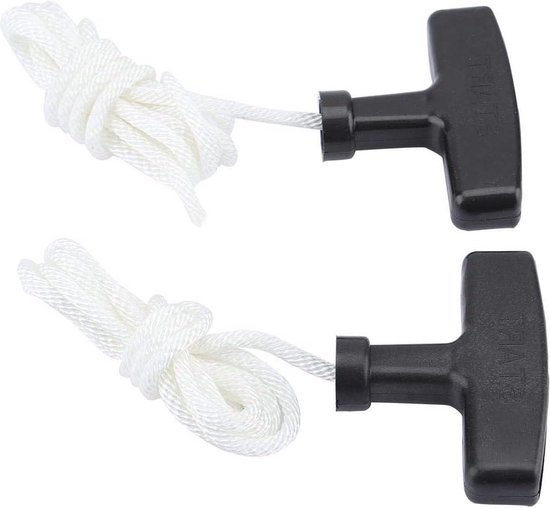 Terugslag Start Touw - 2 Stuks - Grasmaaier Pull Starter Handvat - 1.5 M Koord - Maaier Accessoires van T