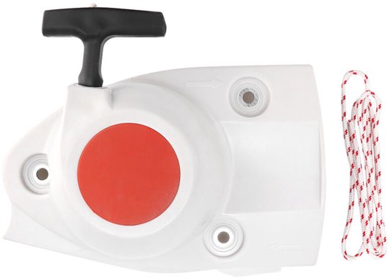 Terugslagstarter geschikt voor Stihl TS410, TS410Z, TS420 en TS420Z betonfrezen, geschikt voor een extra trekkoord.