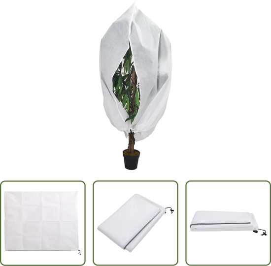 The Living Store Plantenhoes Winter Bescherming - 3.14 x 2.5 m - Ademend - Duurzaam van The Living Store