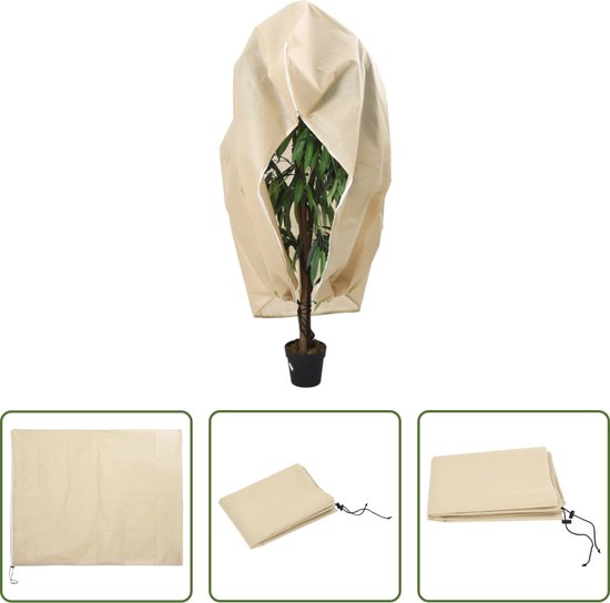 The Living Store Plantenhoes Winterbescherming - 3.14x2.5m - Ademend en Duurzaam van The Living Store