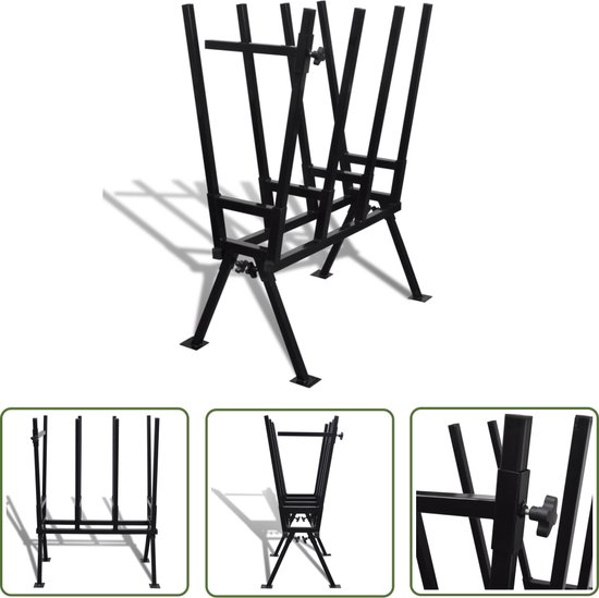 The Living Store Zaagbok - Staal - 103x76x50cm - 400kg Max - capaciteit van The Living Store