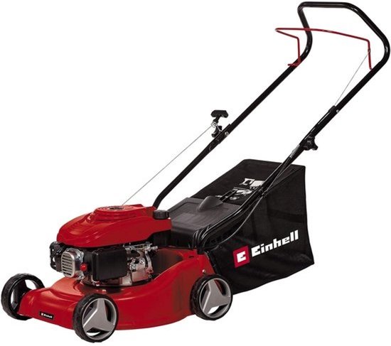 Thermische Grasmaaier - Duwmaaier Benzine - Gazon Onderhoud - Inklapbaar Stuur - 40cm Maaibreedte - Klassiek