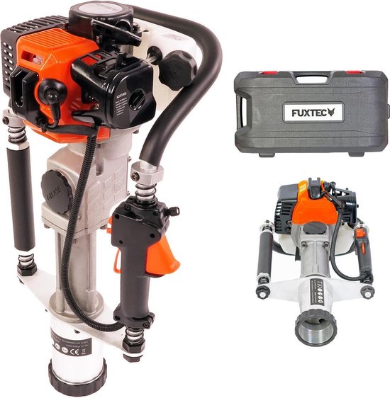 Thermische palenaandrijver - FUXTEC FX-PR165 - 32,7cm3, 20-55 J per slag, palen, afrasteringen, boren, kernboren van FUXTEC