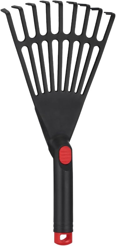 Thijox - Tuinhark Bladhark Vegen Bladgrijper Hark Tuinhandgereedschap Camping Hark Griphark Pijn Bladbreker Kleine Knoppen Grashark Reusable Plastic