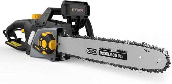 Thuys – Elektrische Kettingzaag 2400W – Gereedschapsloze Spanning In Eén Stap – 40 cm Zaagblad – Met Oregon Ketting van Merkloos	