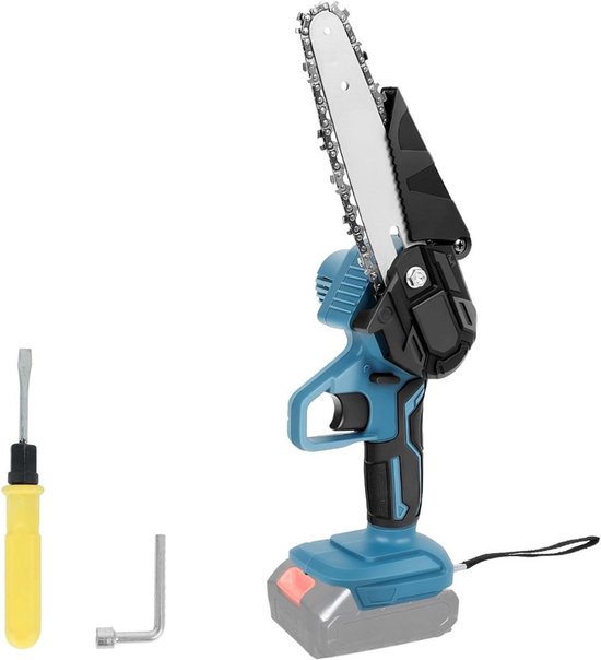 Thuys – Mini Kettingzaag – Accu – Hand Kettingzaag – ‎34 x 11 x 10 cm – Blauw