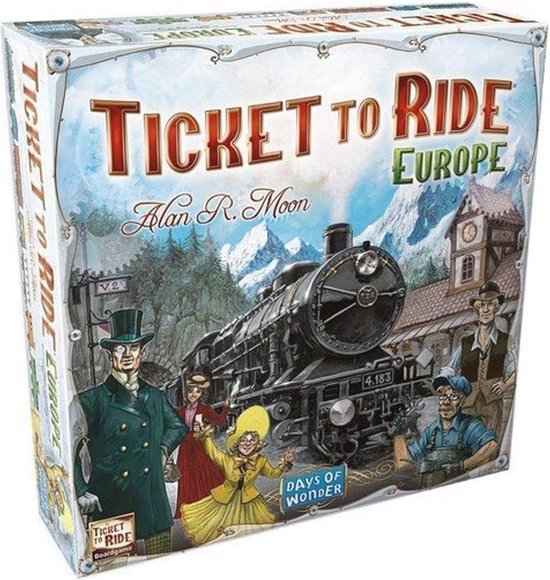 Ticket to Ride Europa Bordspel voor 2 tot 5 Spelers - Gezinsvriendelijk Spel vanaf 8 Jaar